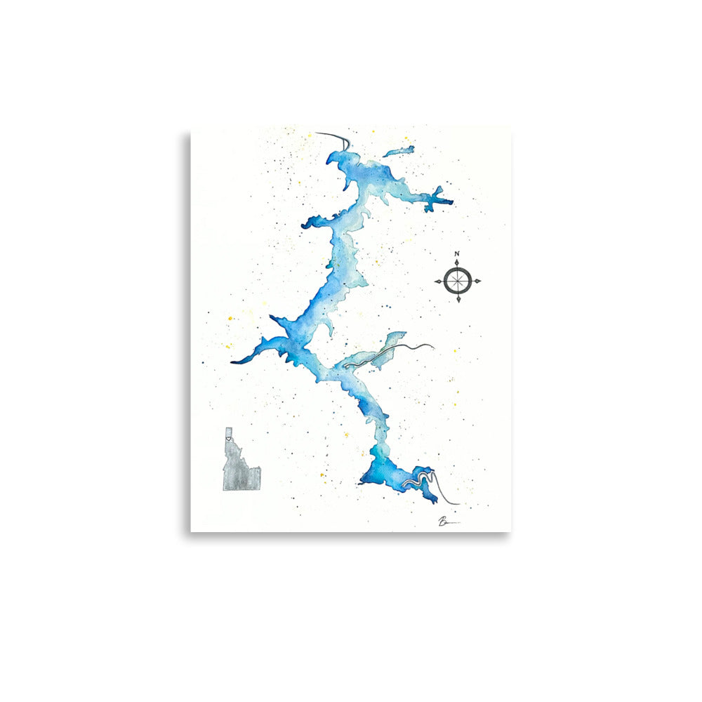 Idahome - Silver - Matte Print