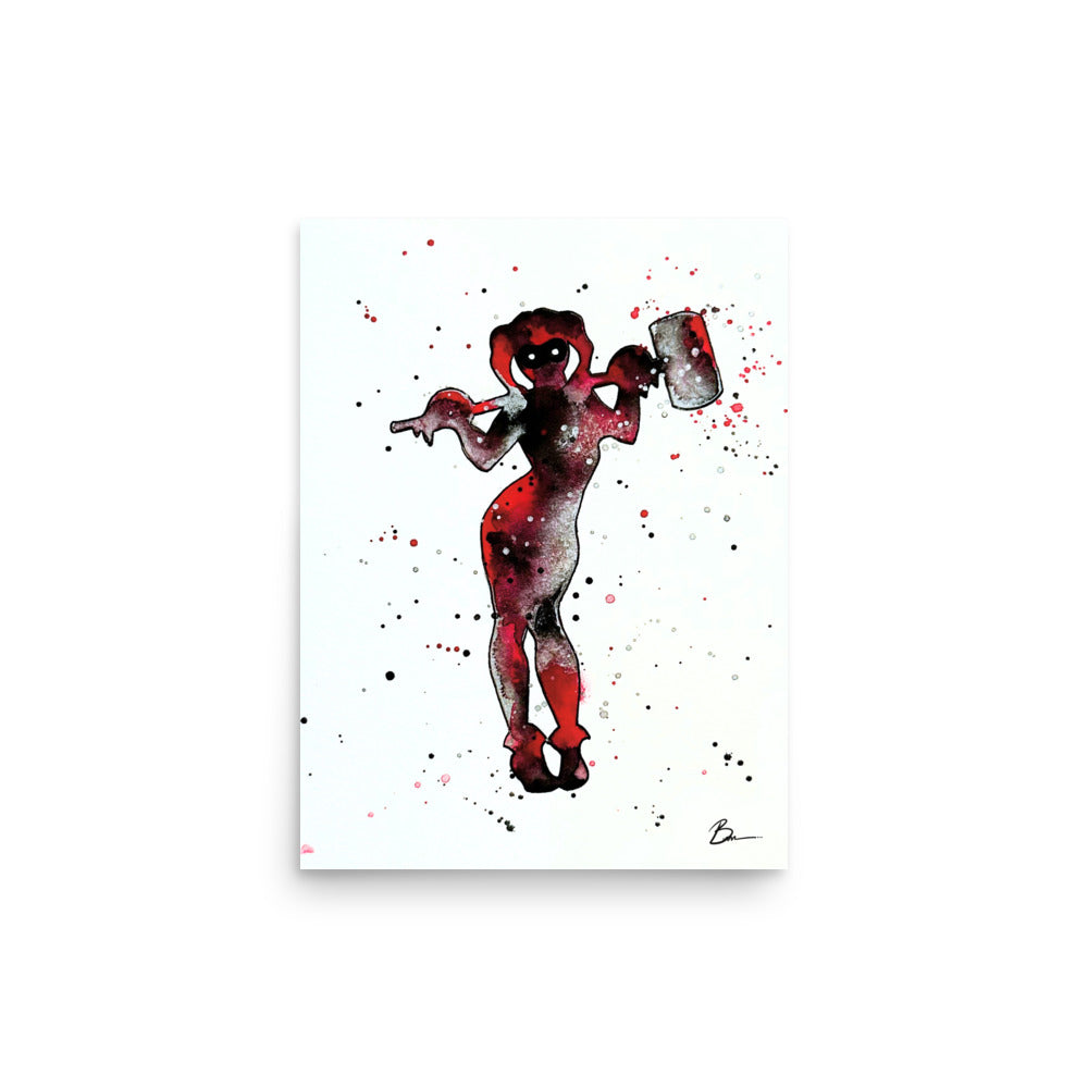 Harley Hammer - Matte Print