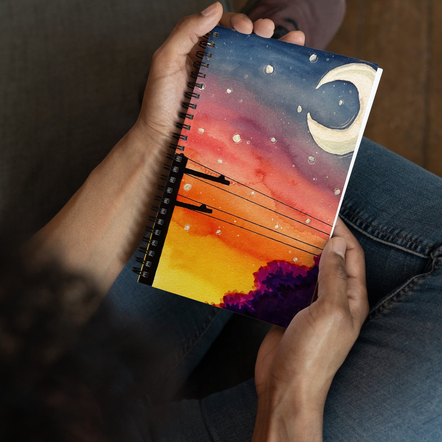 Golden Hour - Spiral Notebook