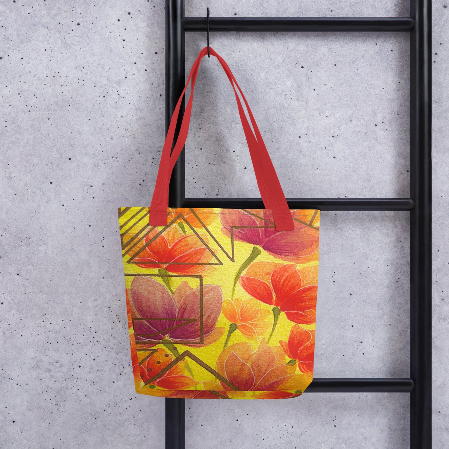 Geometric Flower - Tote Bag