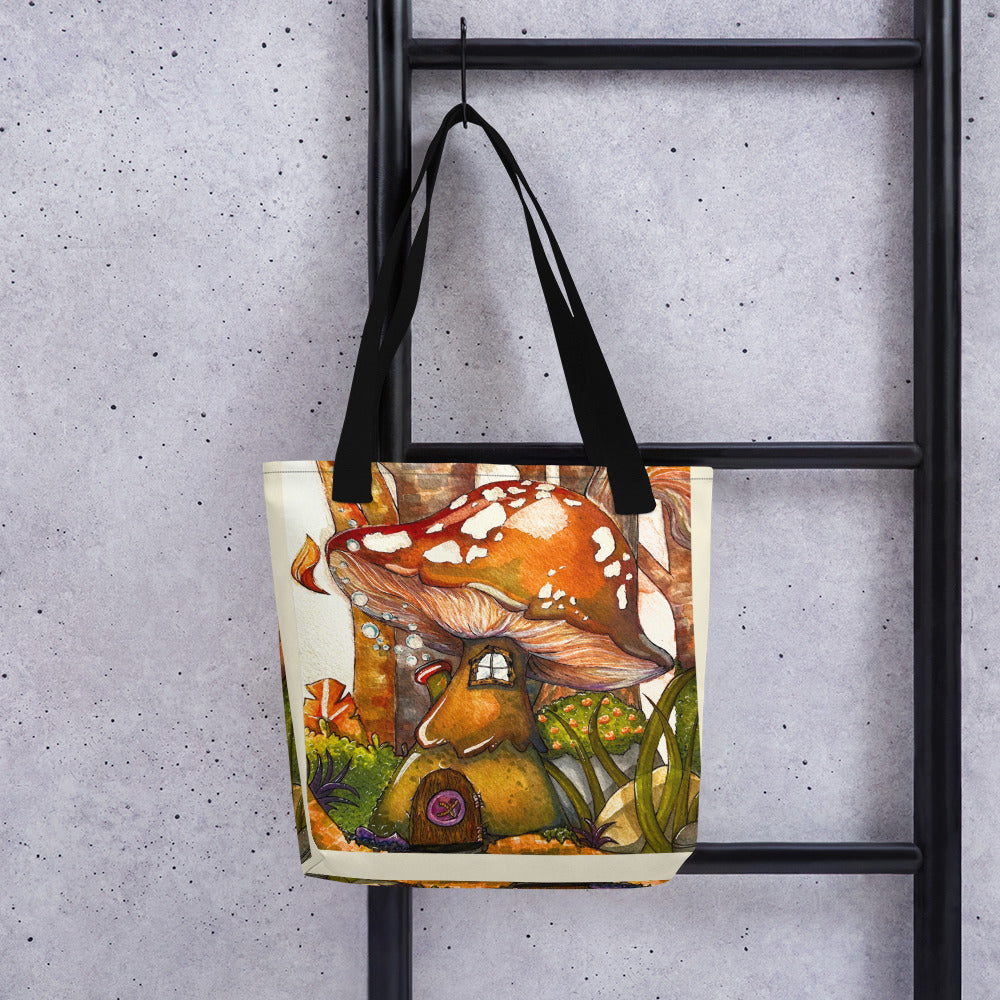 Cozy Mushroom House - Tote bag