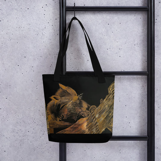 Golden Red Panda - Tote Bag