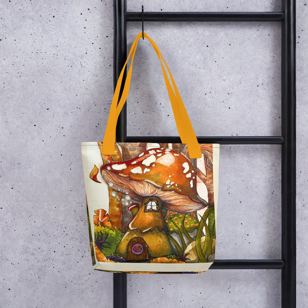 Cozy Mushroom House - Tote bag