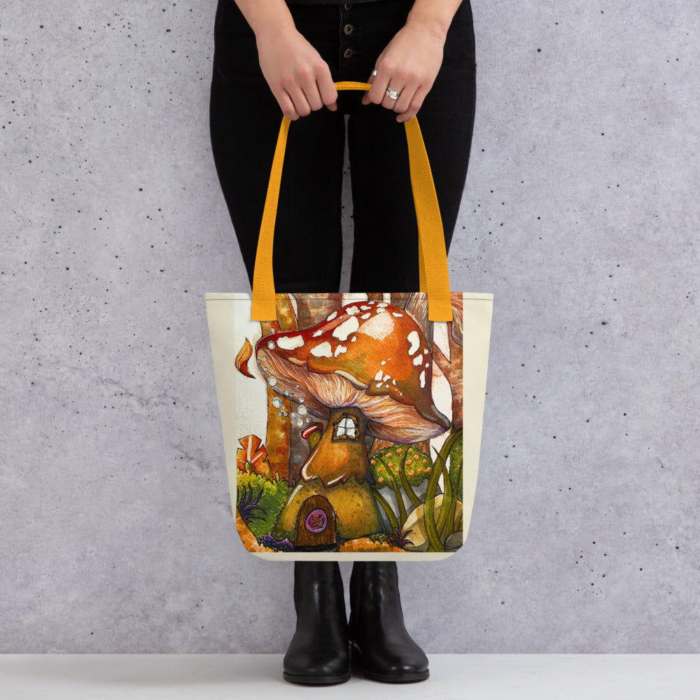 Cozy Mushroom House - Tote bag