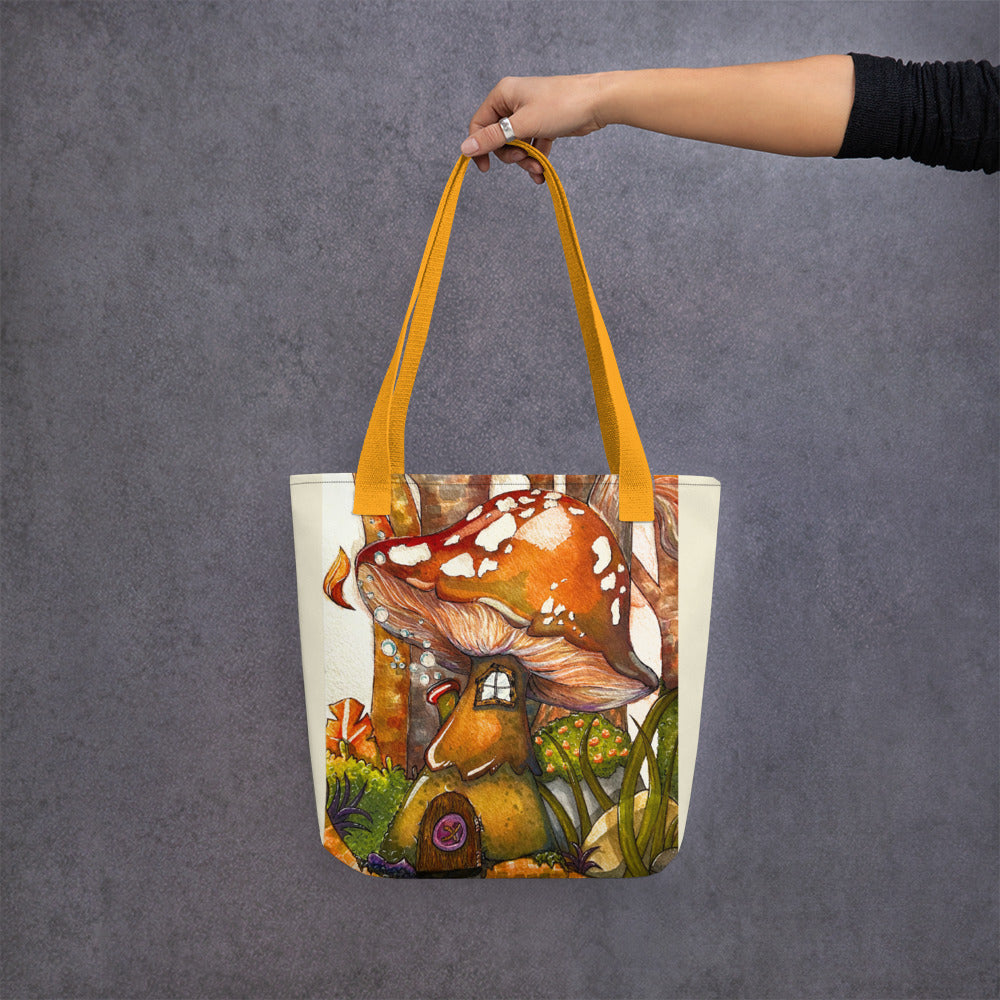 Cozy Mushroom House - Tote bag