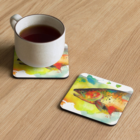 Rainbow Fish- Coaster