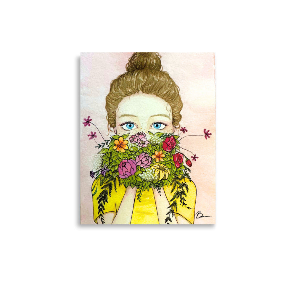 Flower Girl - Matte Print