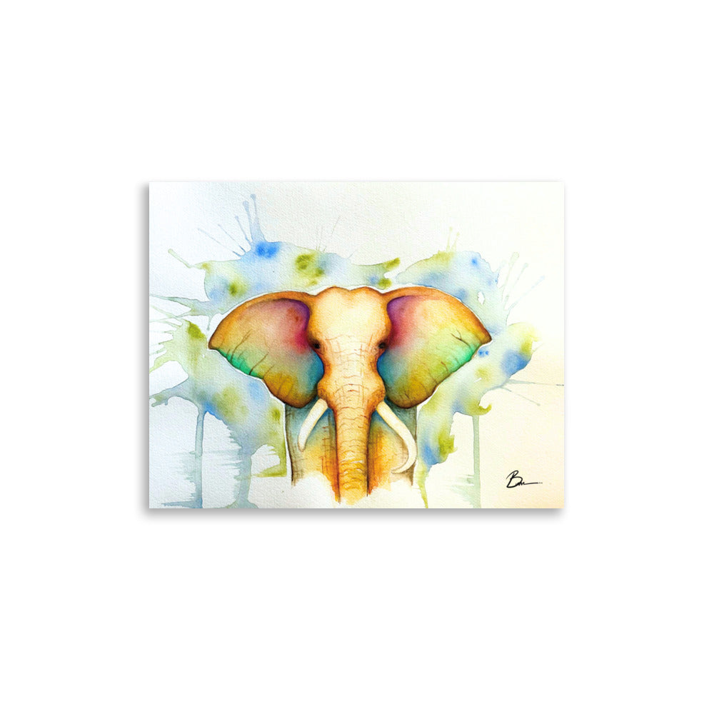 Elephant - Matte Print