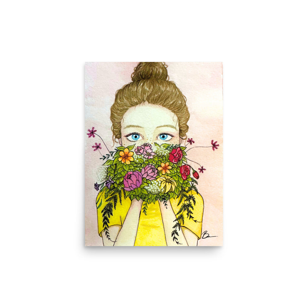 Flower Girl - Matte Print