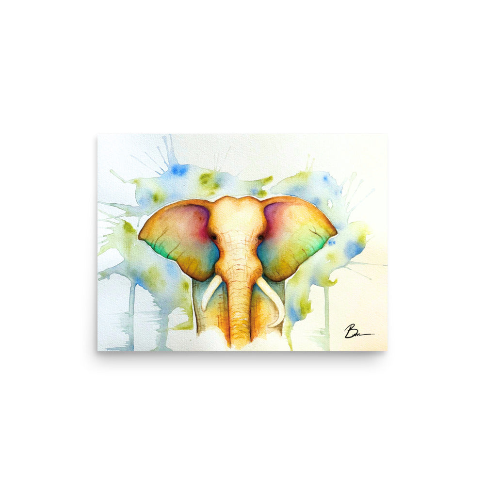 Elephant - Matte Print