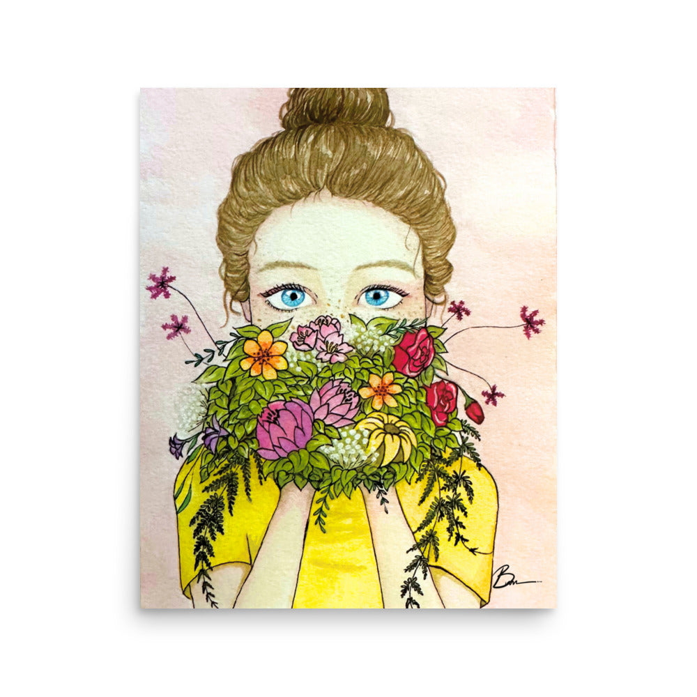 Flower Girl - Matte Print