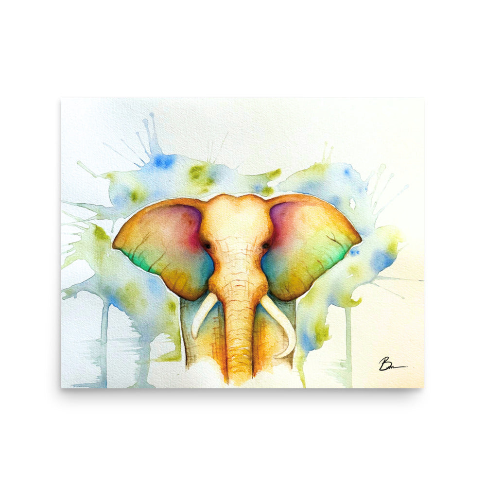 Elephant - Matte Print