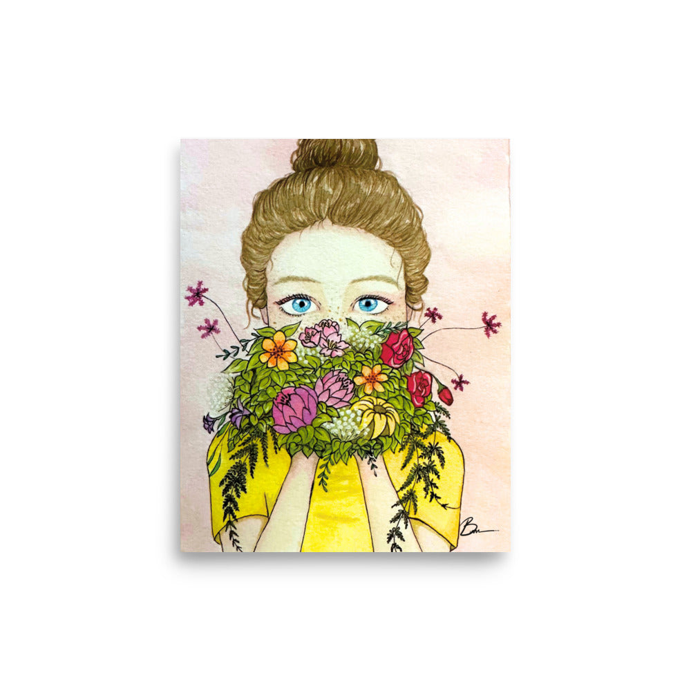 Flower Girl - Matte Print