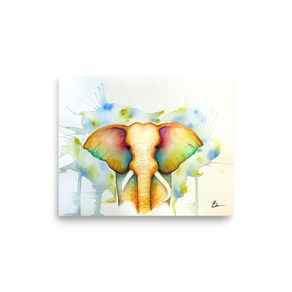 Elephant - Matte Print