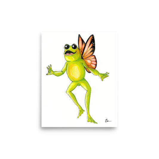 Fairy Frog Betsy - Matte Print