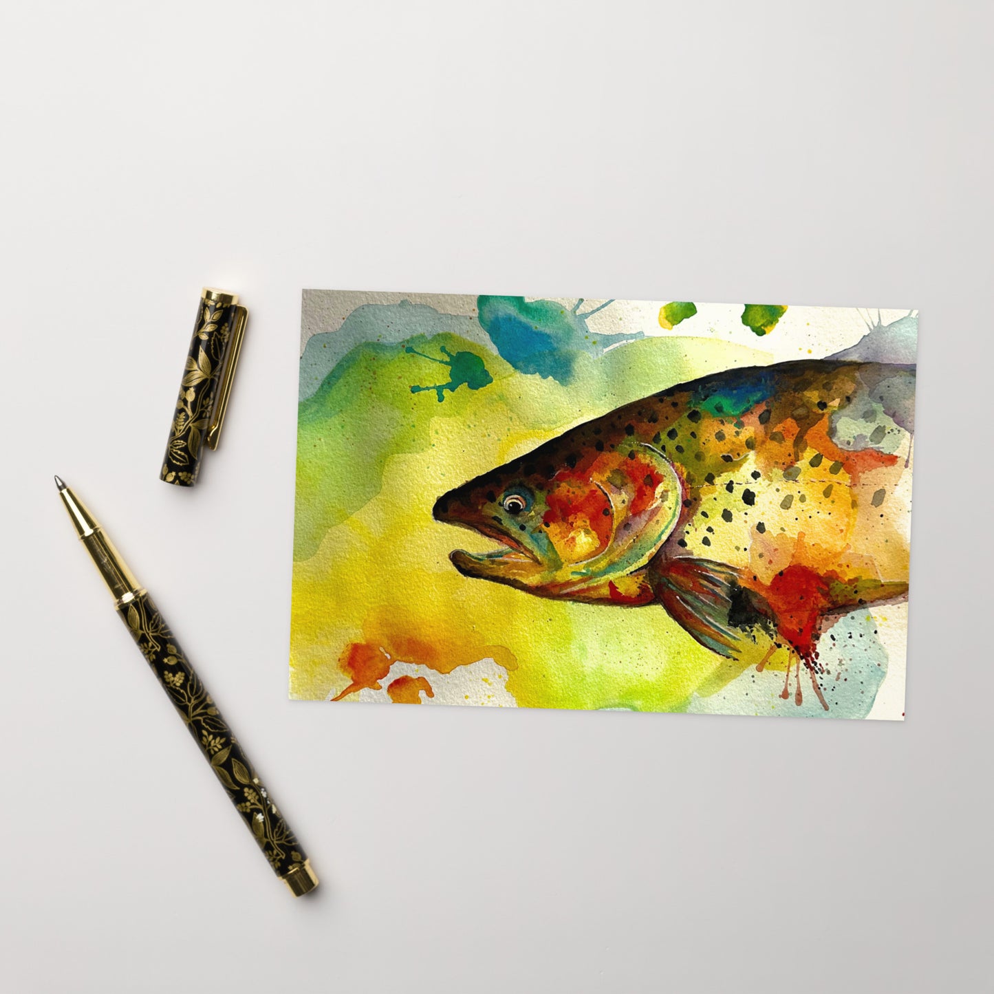 Rainbow Fish - Greeting Card