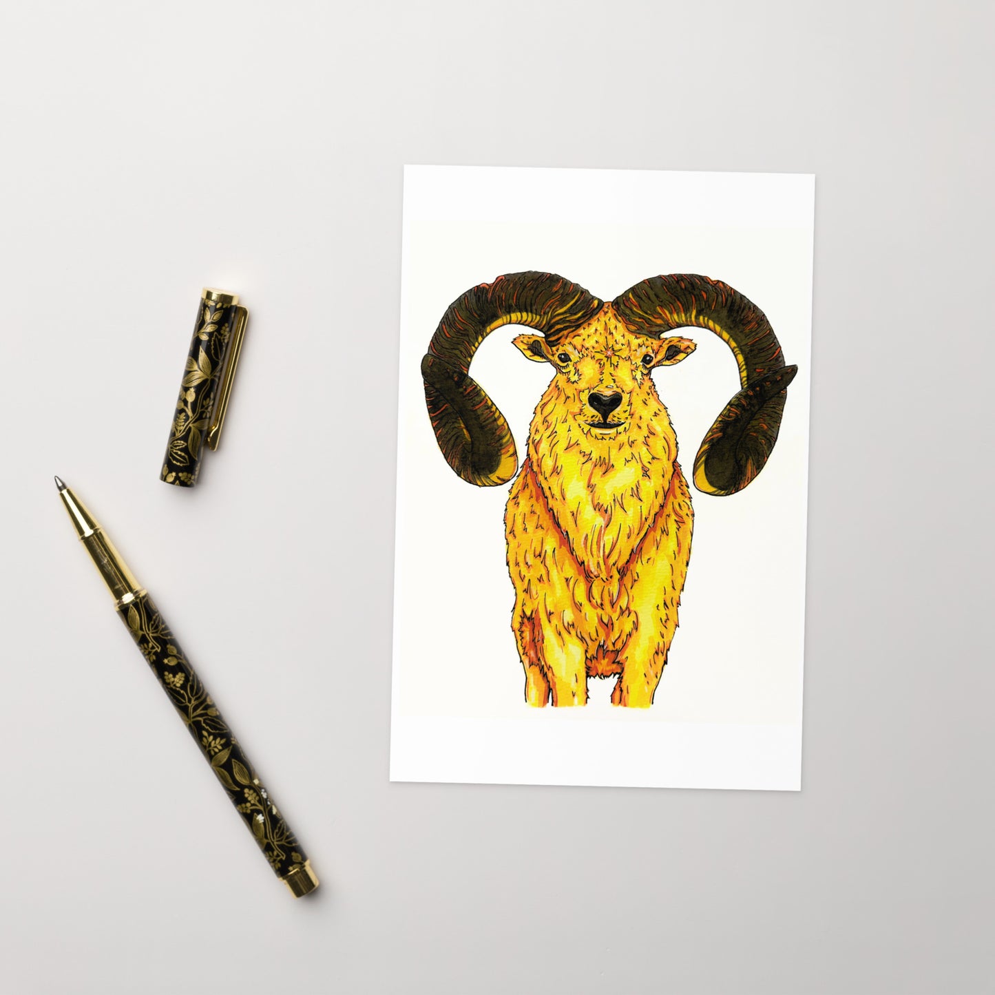 Aries Zodiac - Greeting card