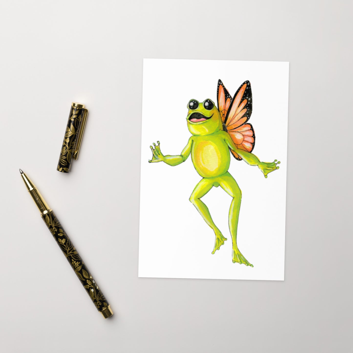 Fairy Frog Betsy - Greeting Card