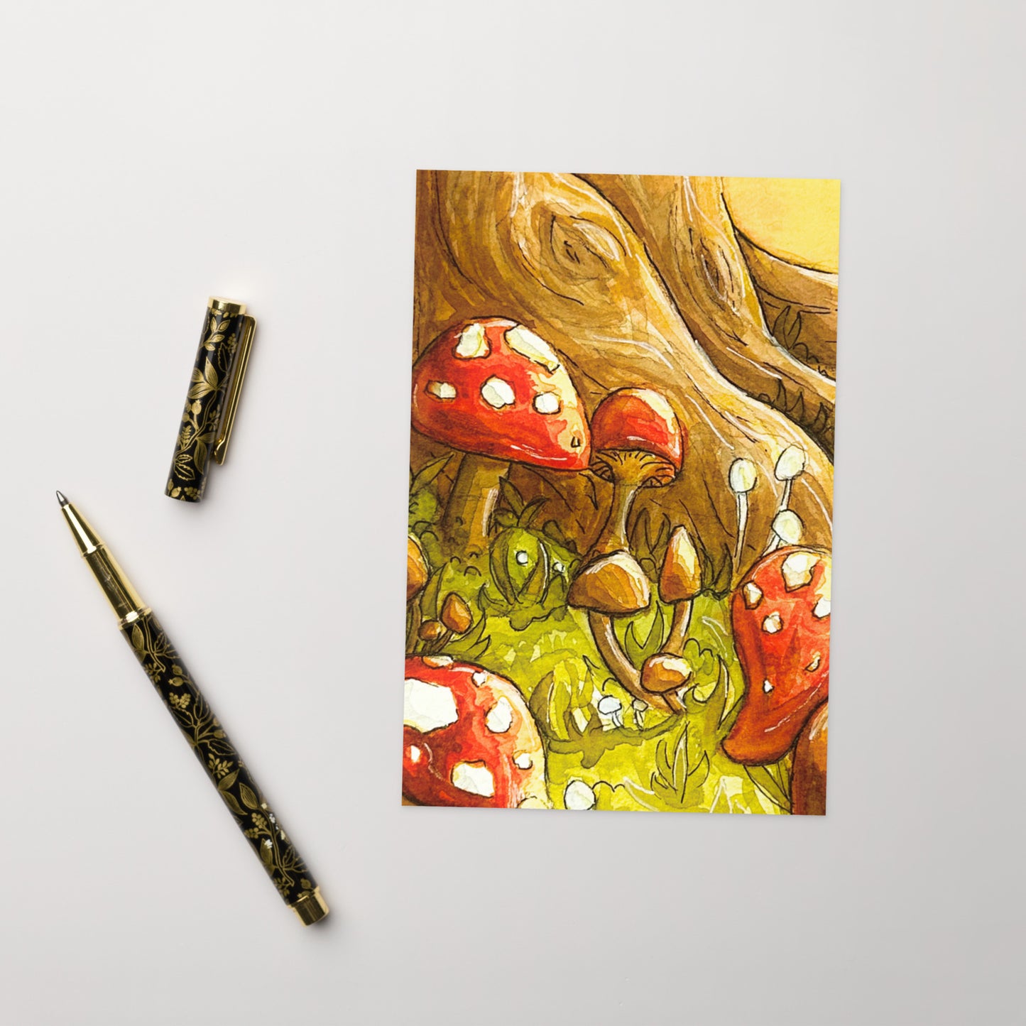 Little Mushrooms - Greeting Card