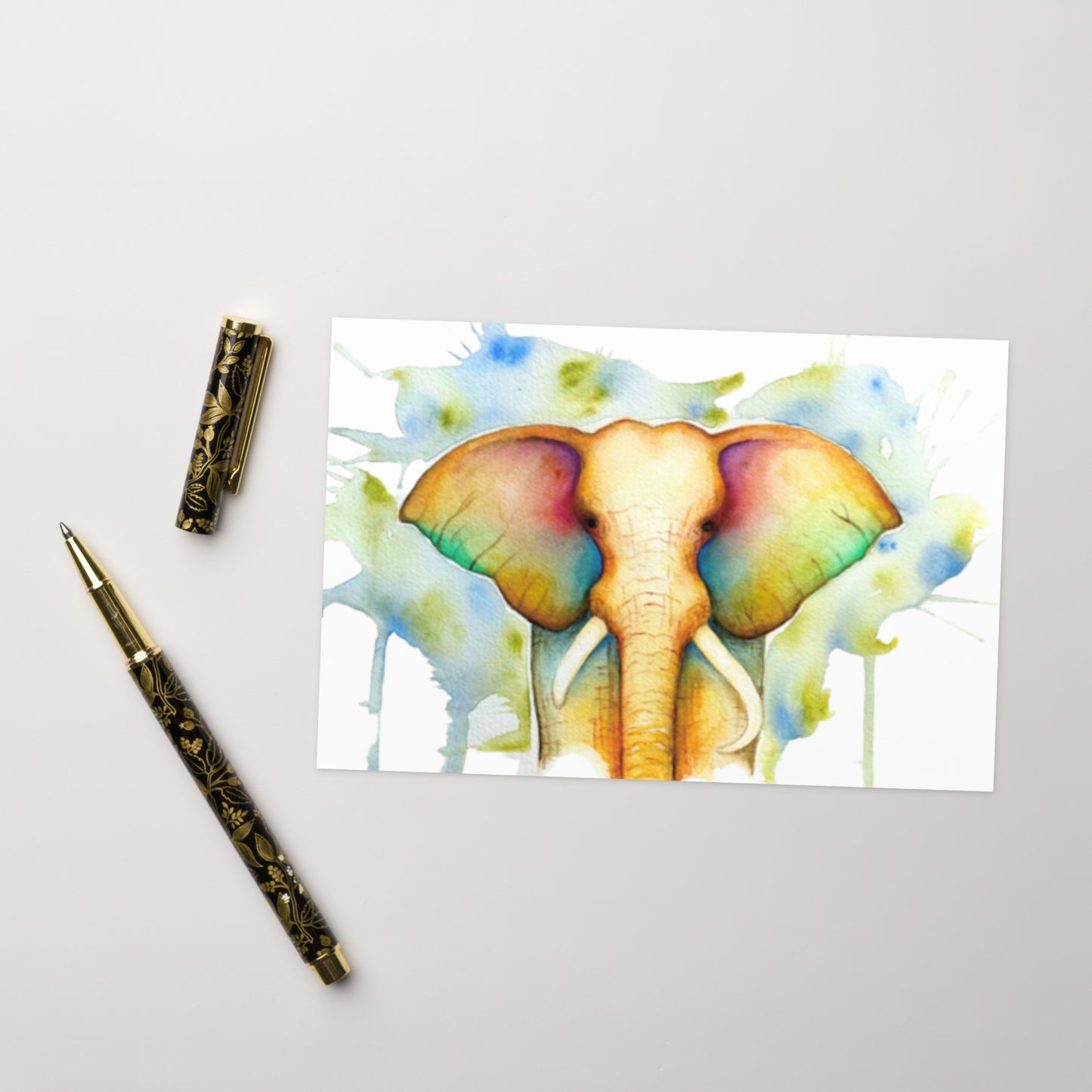 Elephant - Greeting Card