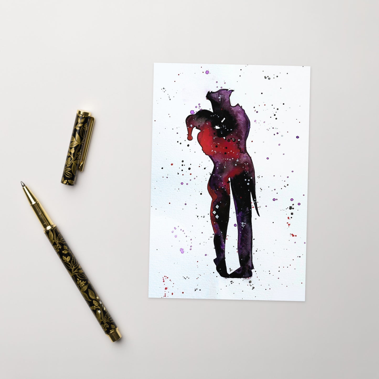 Joker & Harley - Greeting Card