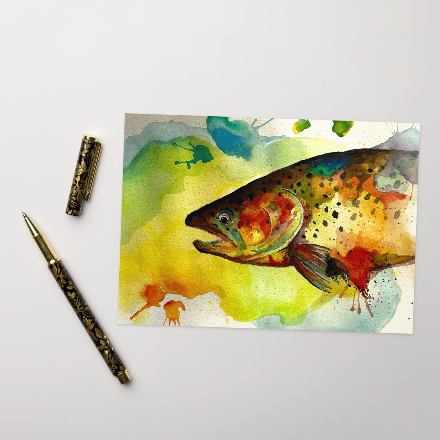 Rainbow Fish - Greeting Card