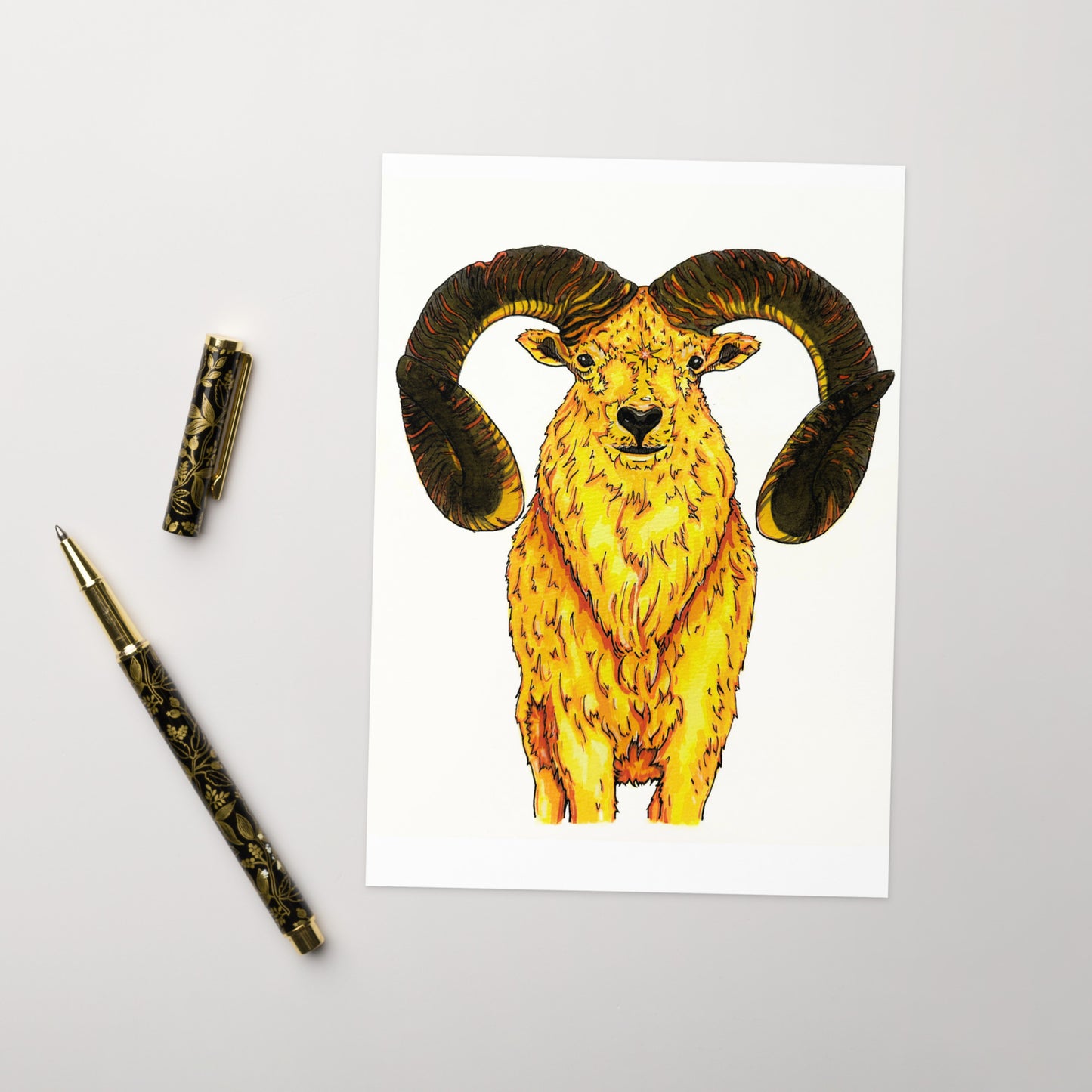 Aries Zodiac - Greeting card