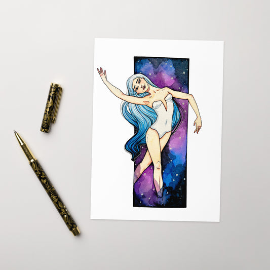 Galactic Rift - Greeting Card