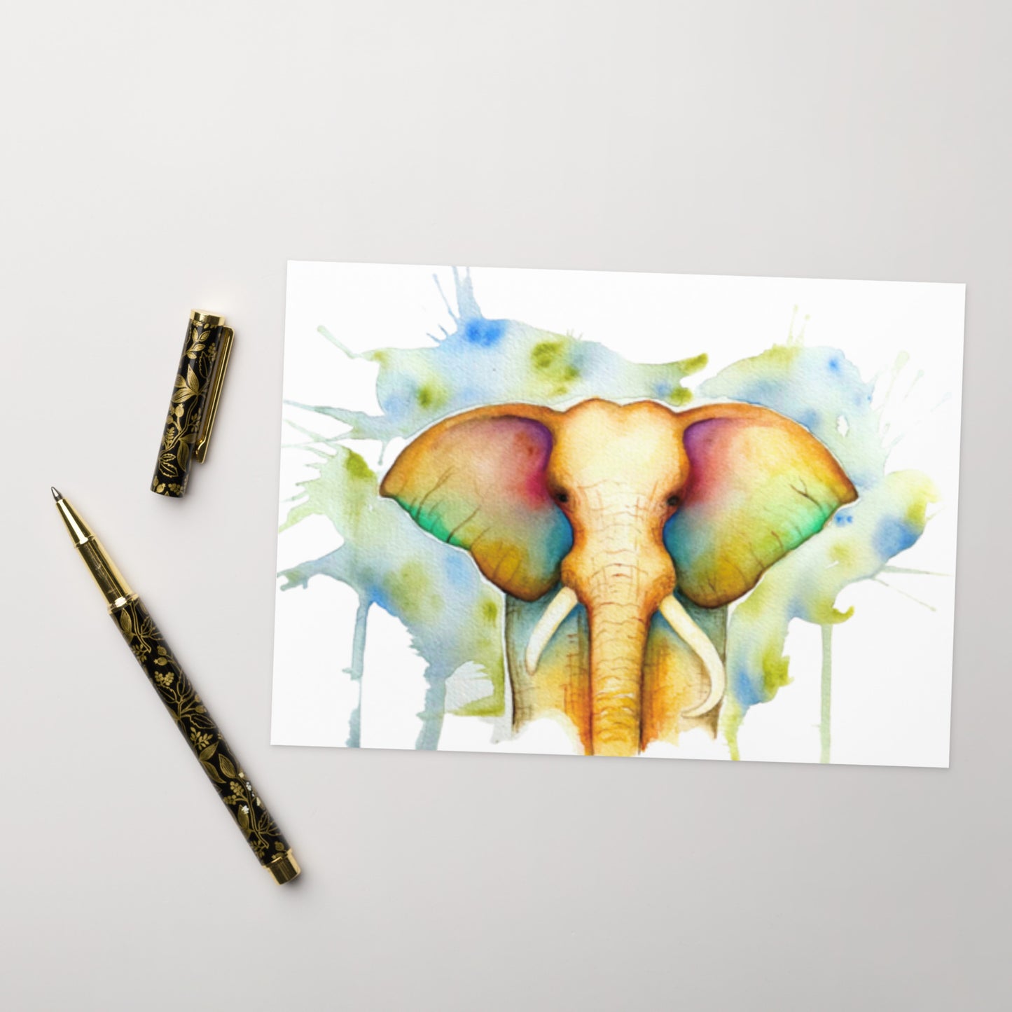 Elephant - Greeting Card