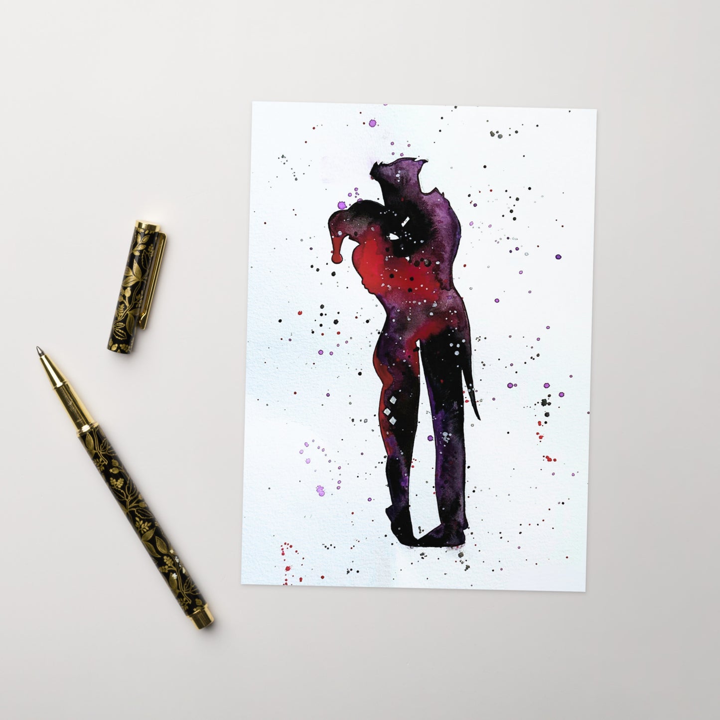 Joker & Harley - Greeting Card