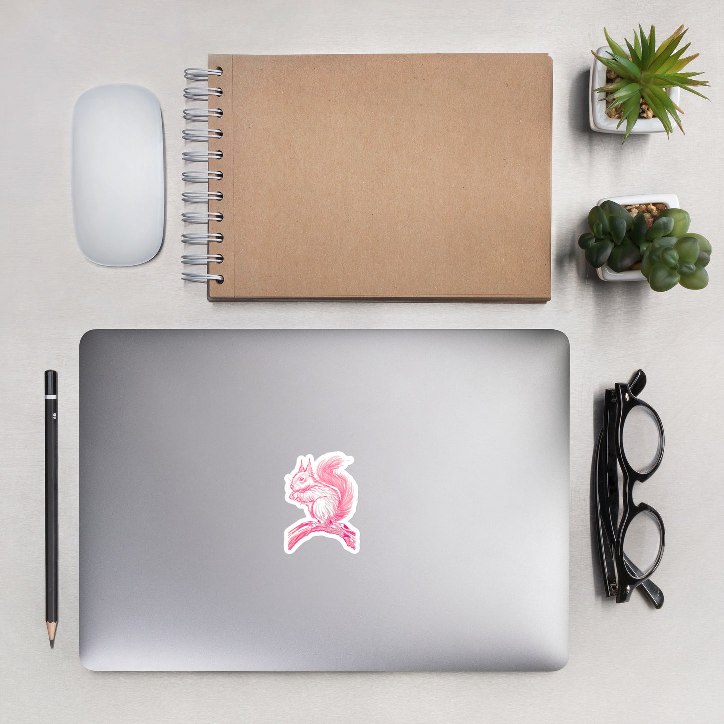 Pink Squirrel - Sticker