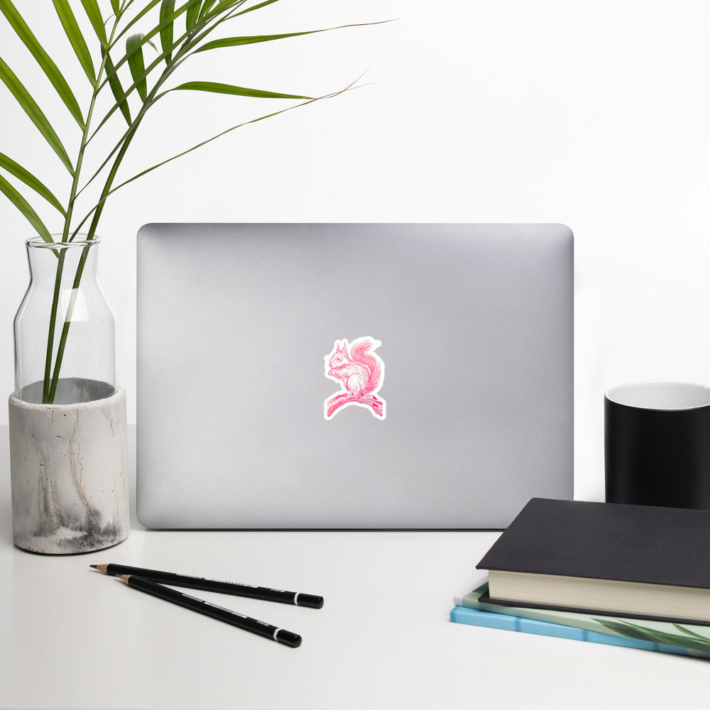 Pink Squirrel - Sticker