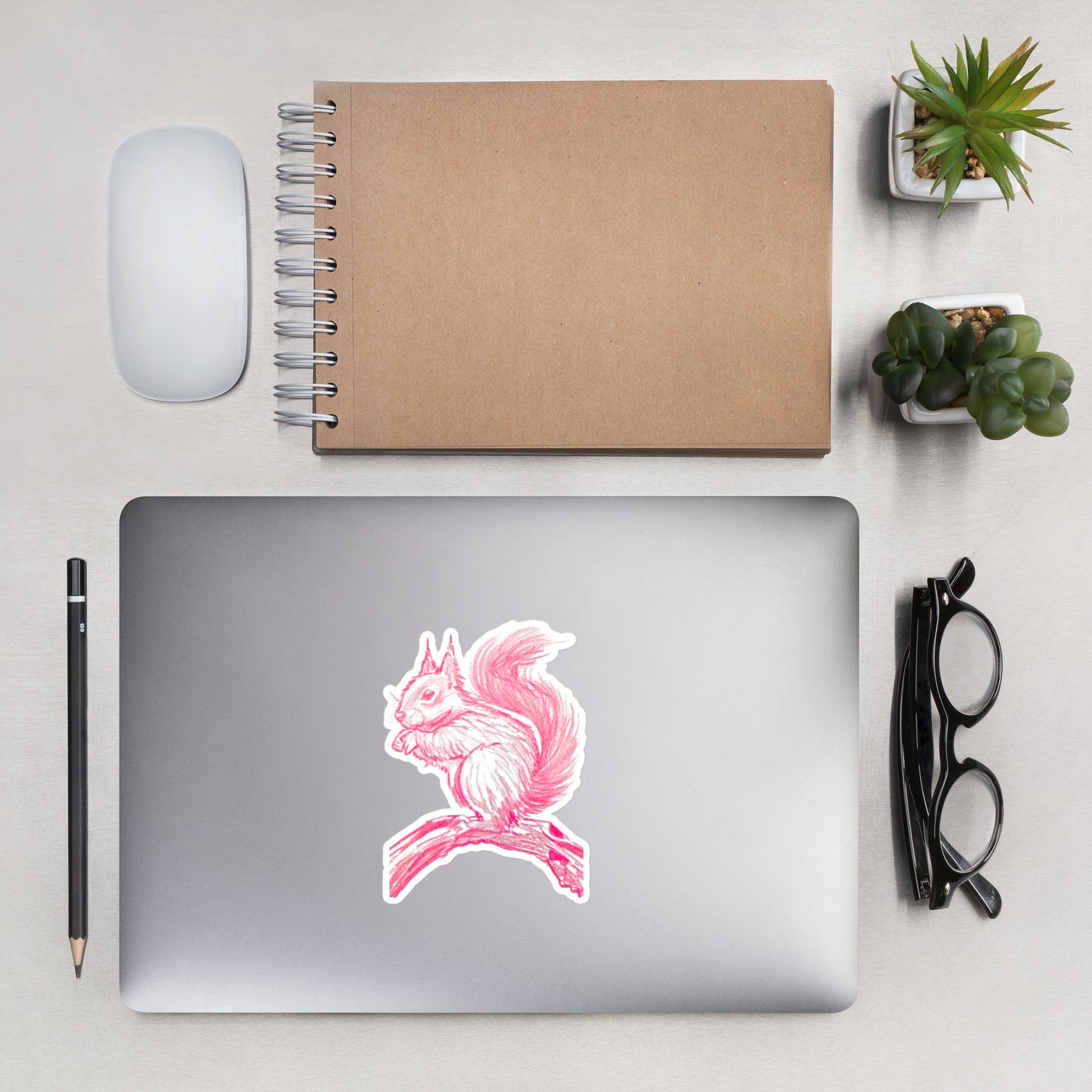 Pink Squirrel - Sticker