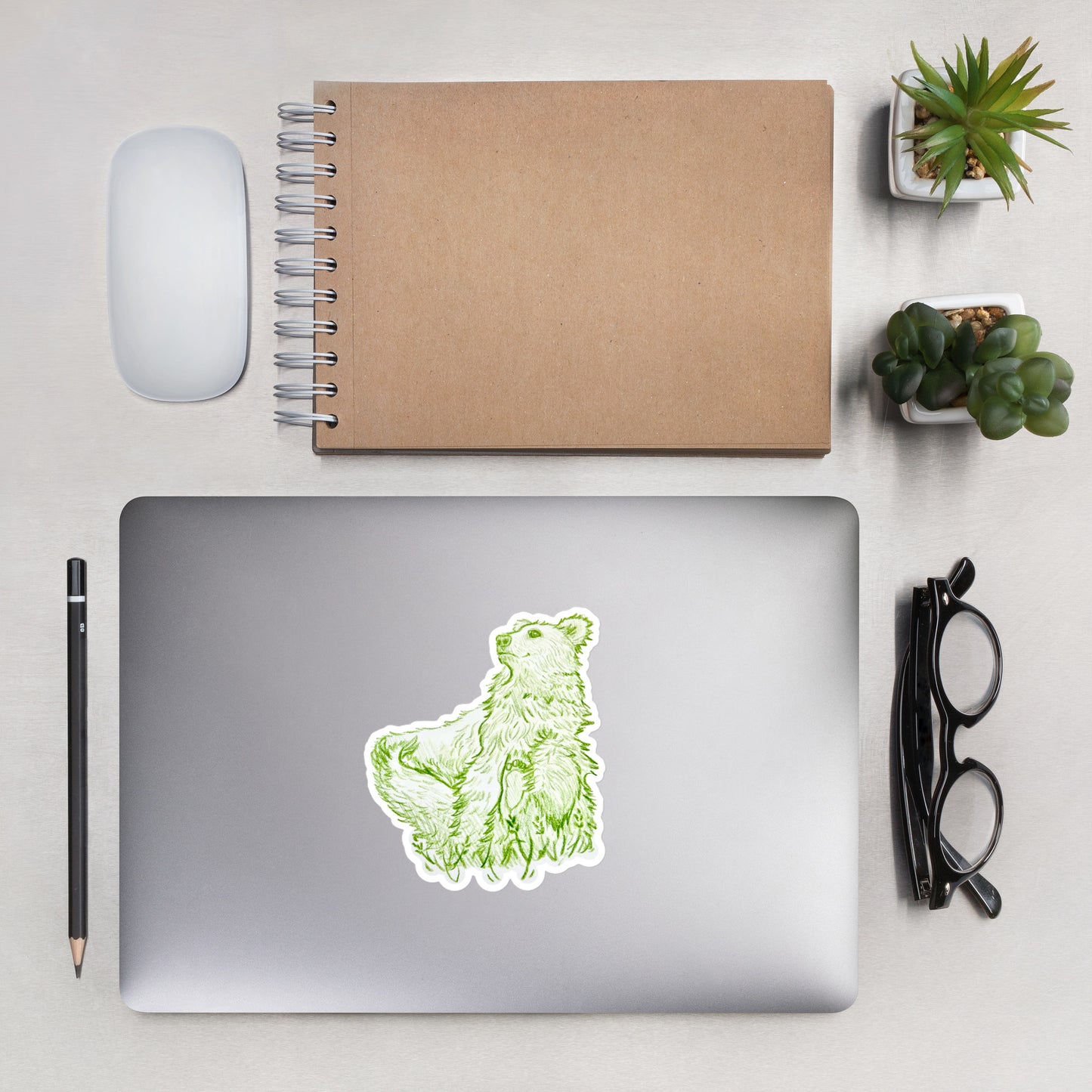 Frolicking Bear - Sticker