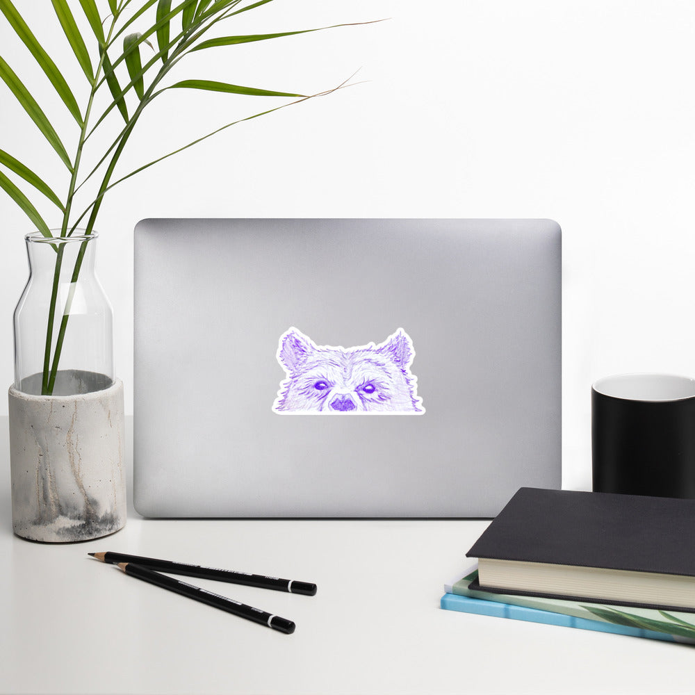 Peaking Bear - Sticker