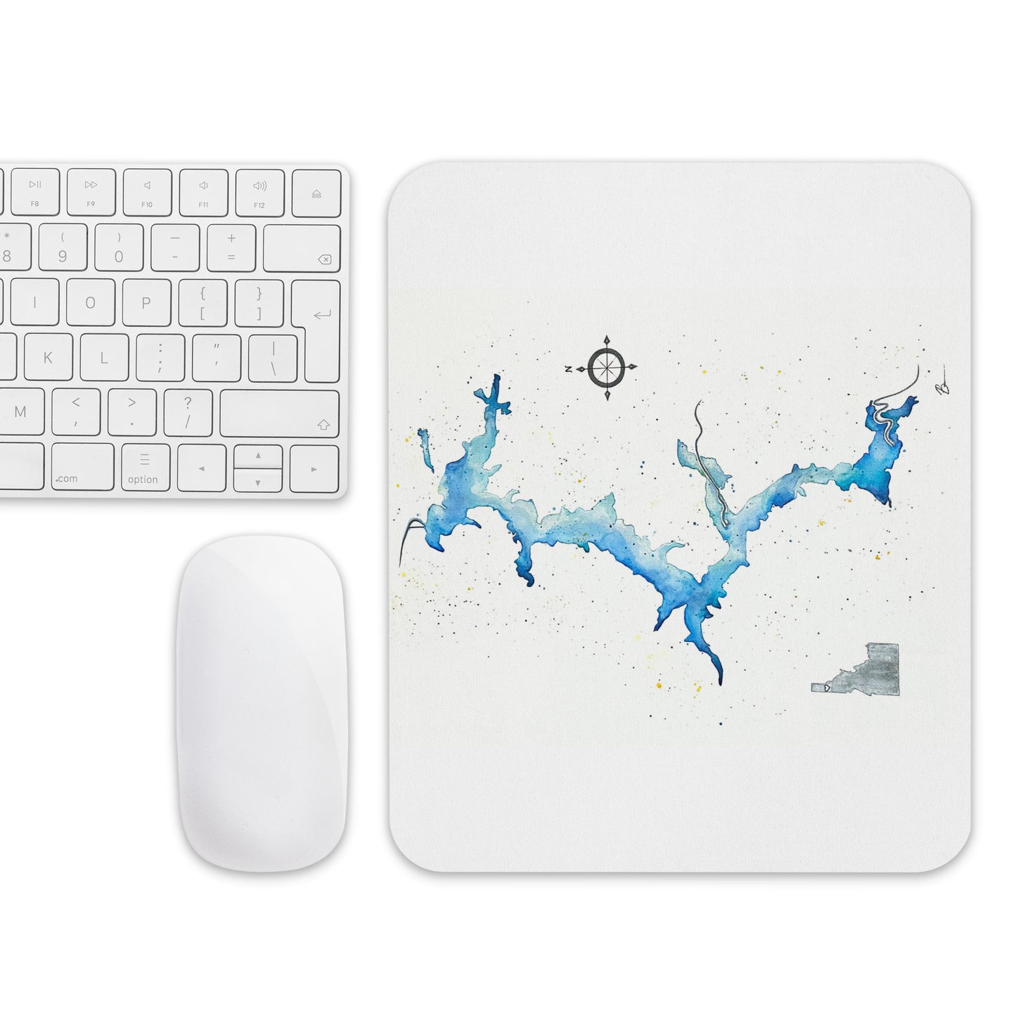 Idahome - Silver - Mouse Pad