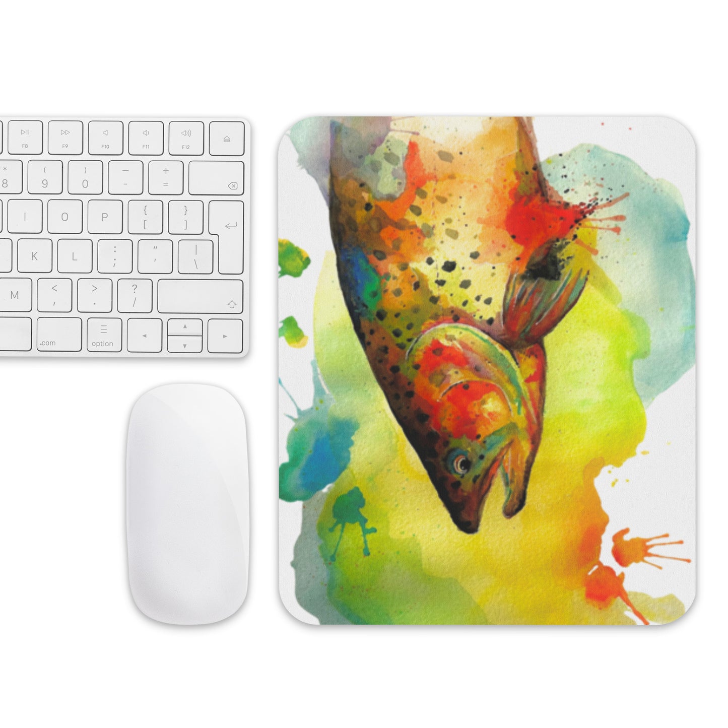 Rainbow Fish - Mouse Pad