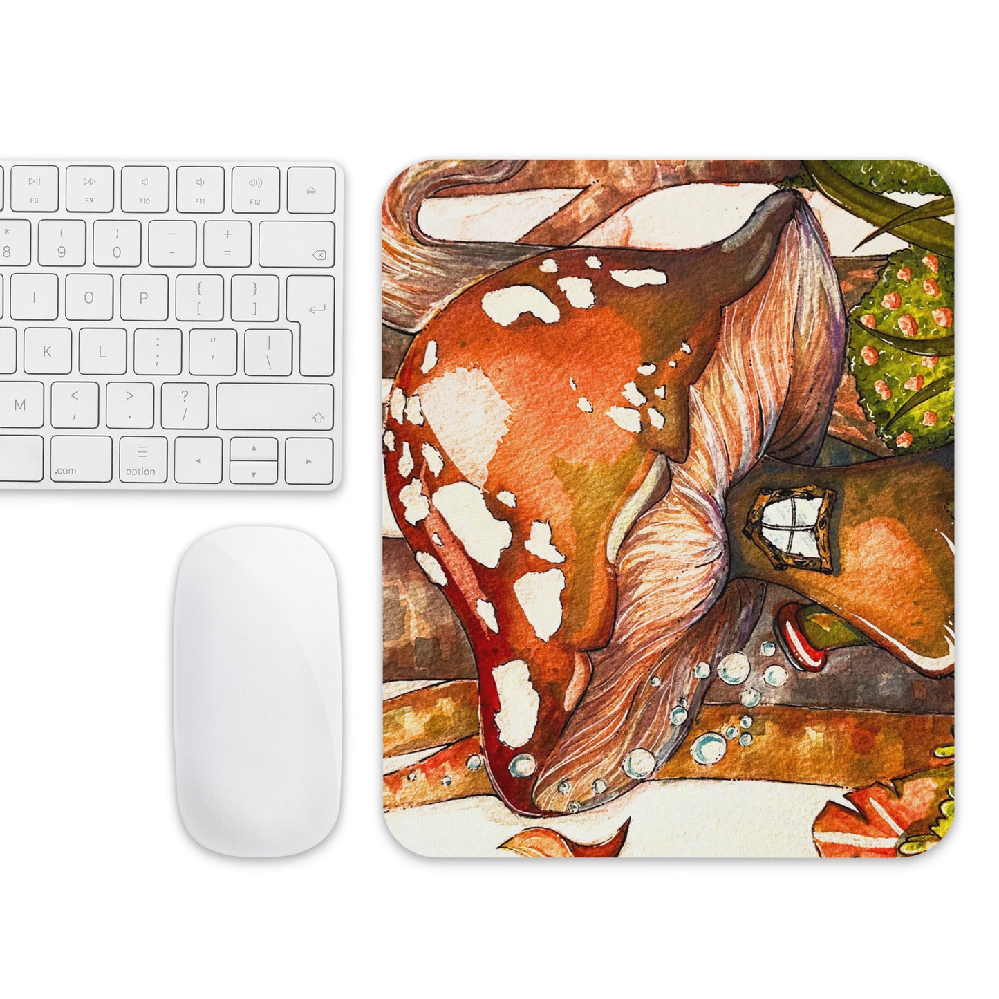 Cozy Mushroom House- Mouse Pad