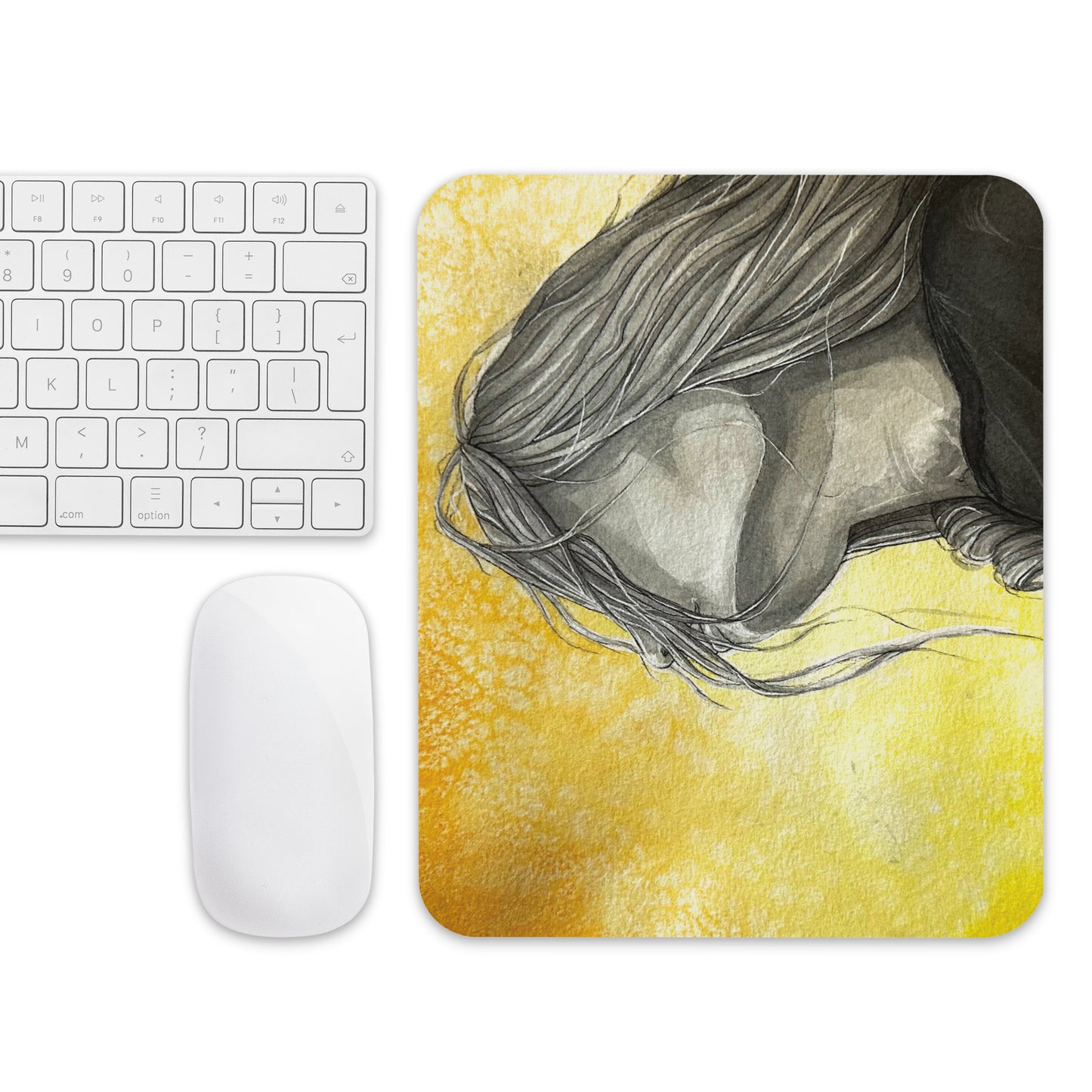 Wind Girl - Mouse Pad