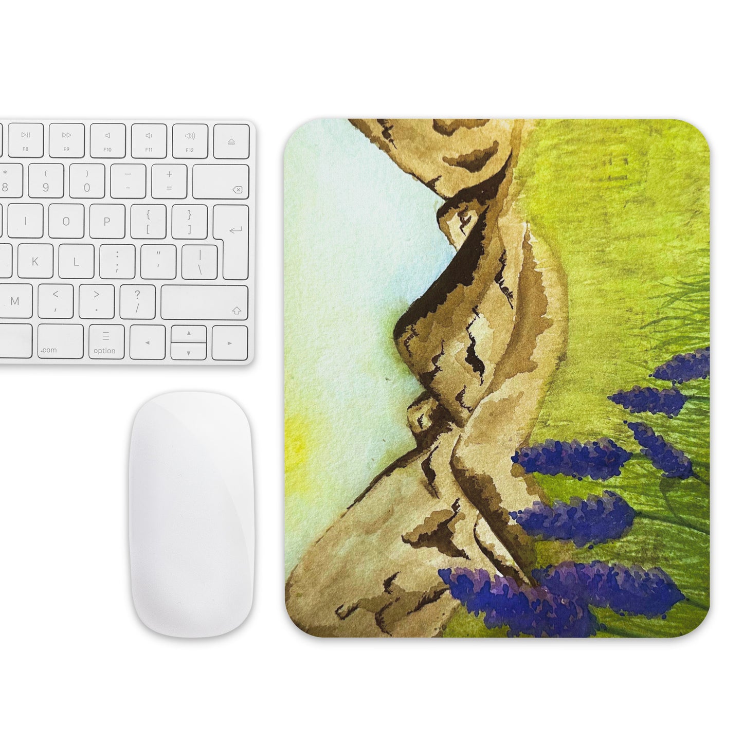 Flowing Lavender - Mouse Pad