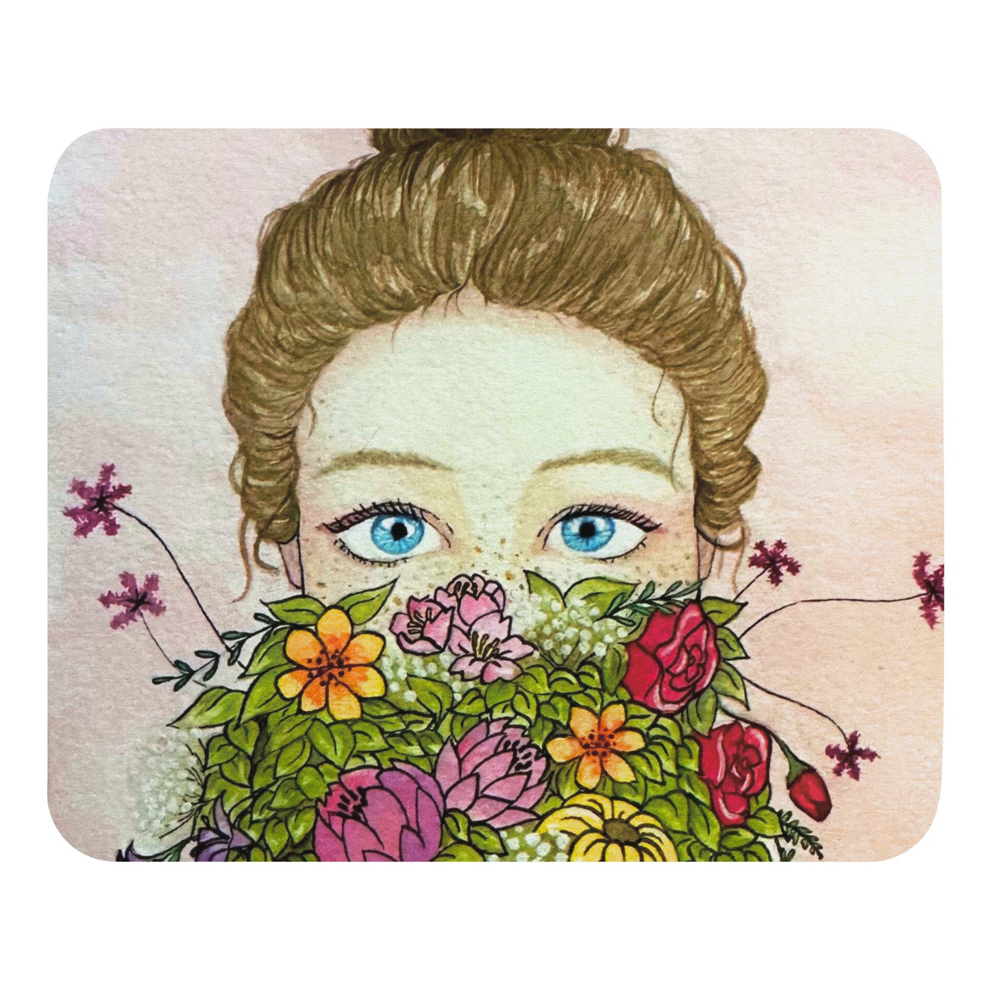 Flower Girl - Mouse Pad