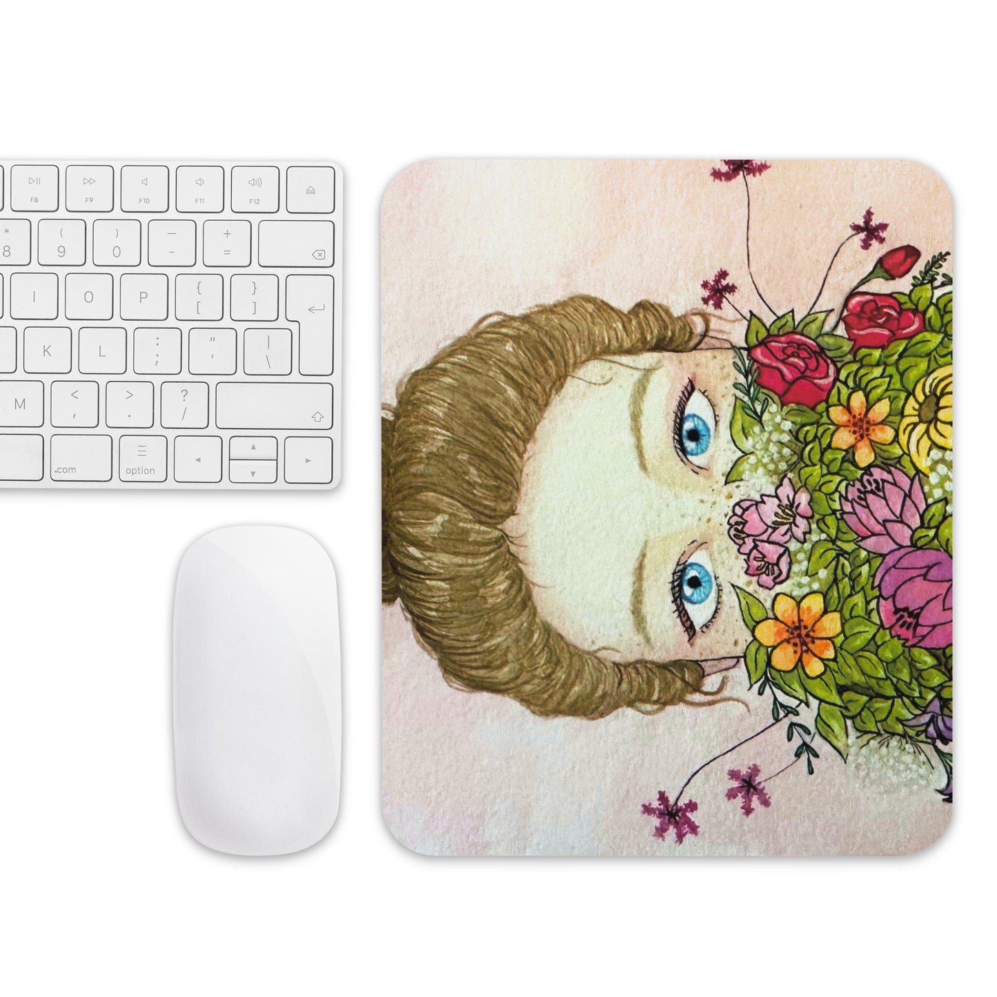 Flower Girl - Mouse Pad