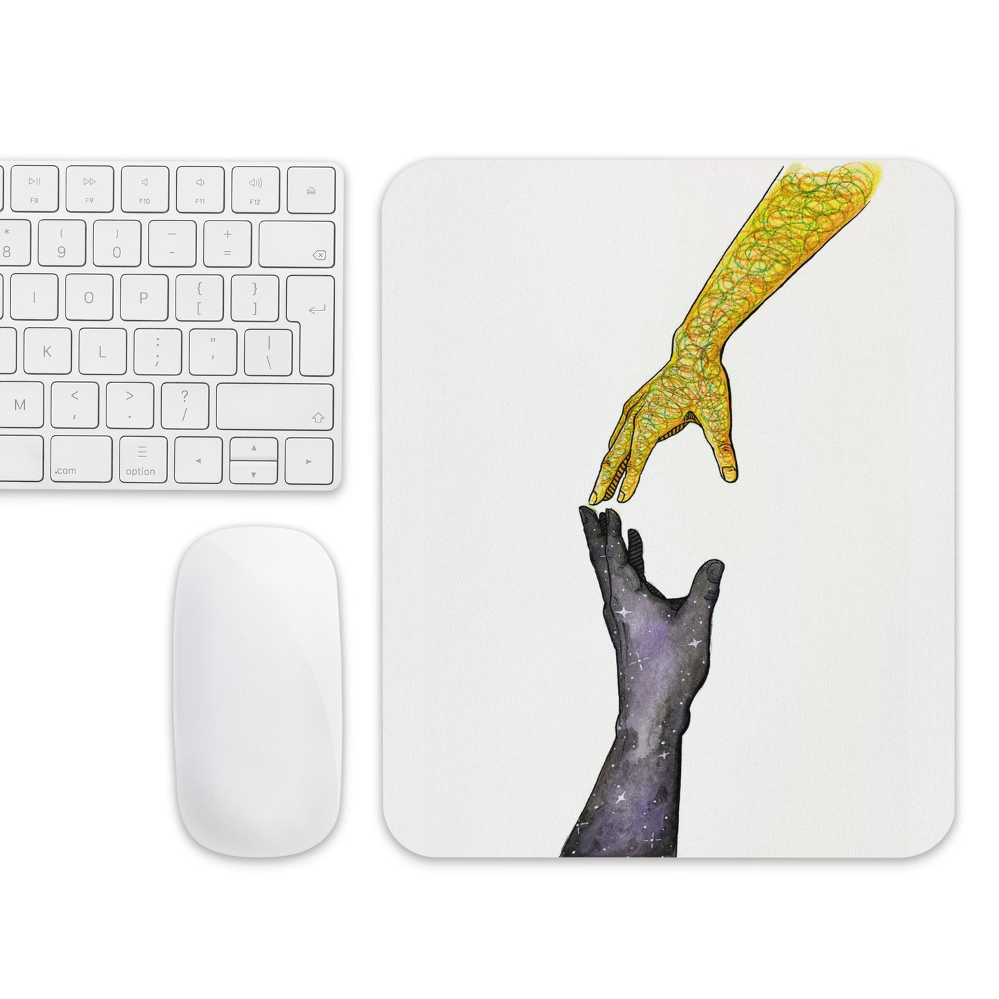 Opposites Attract - Mouse Pad