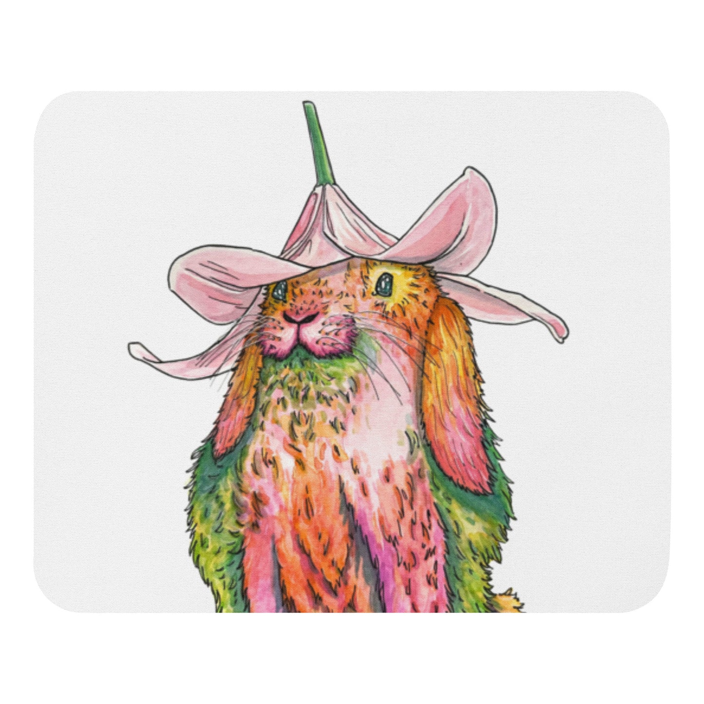 Petals the Bunny - Mouse Pad