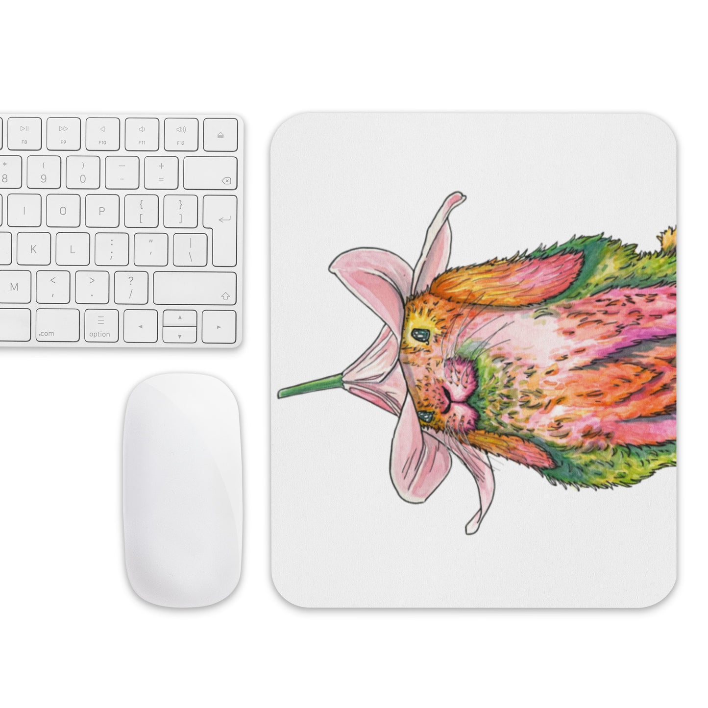 Petals the Bunny - Mouse Pad