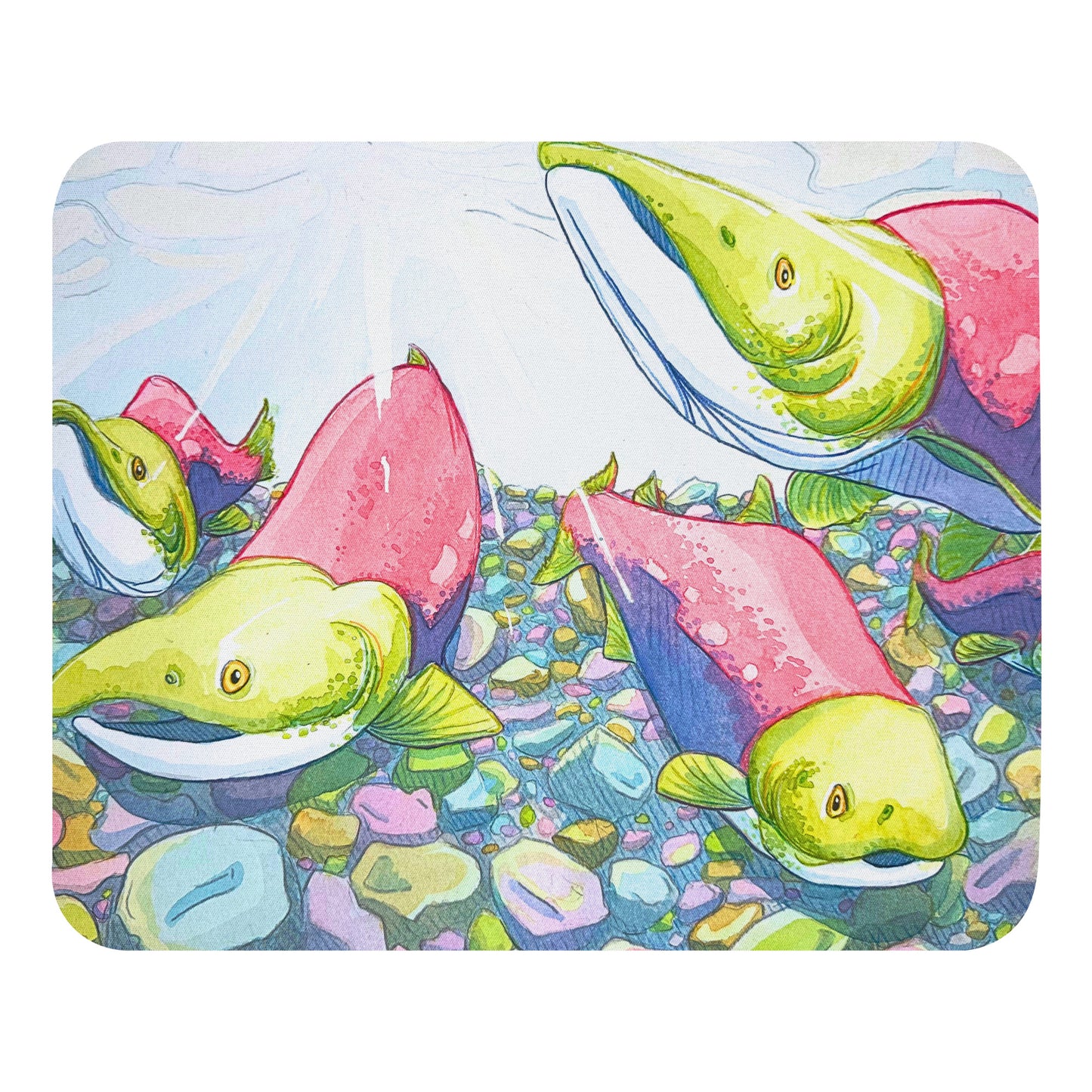 Slippery Salmon - Mouse Pad