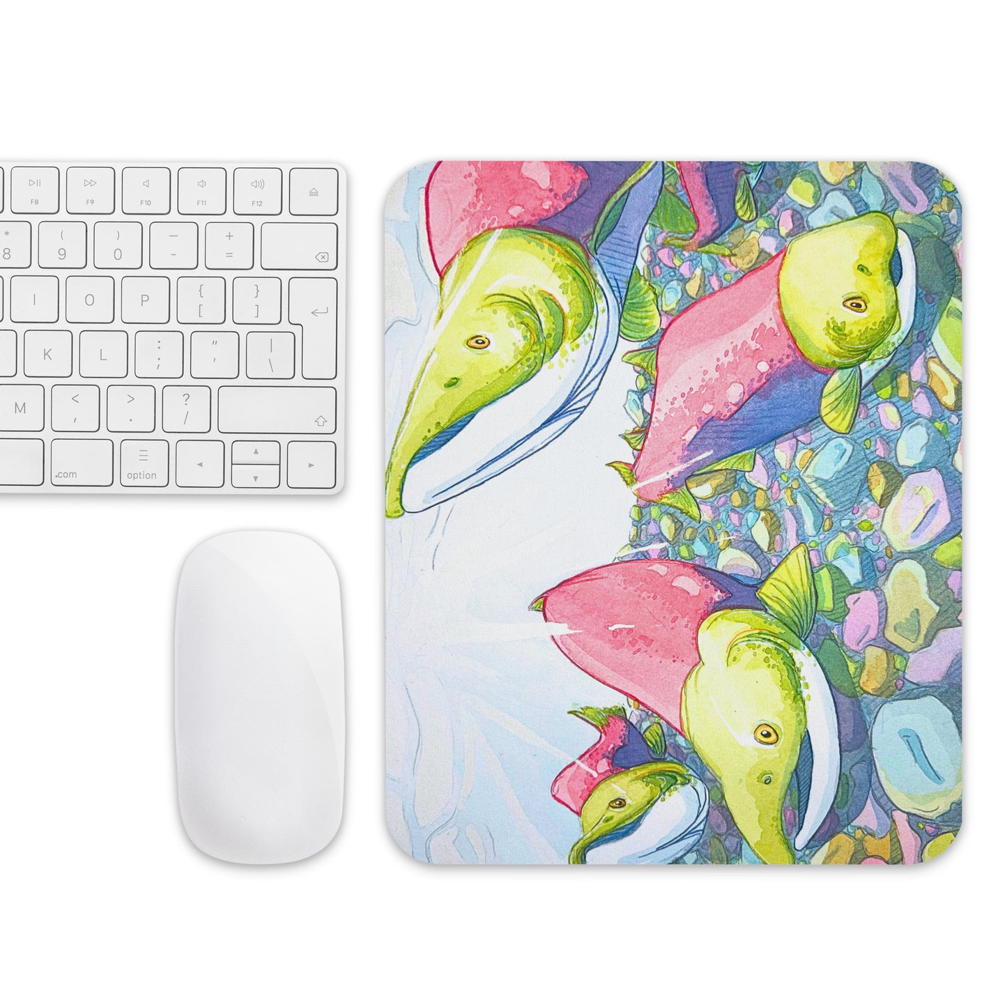 Slippery Salmon - Mouse Pad