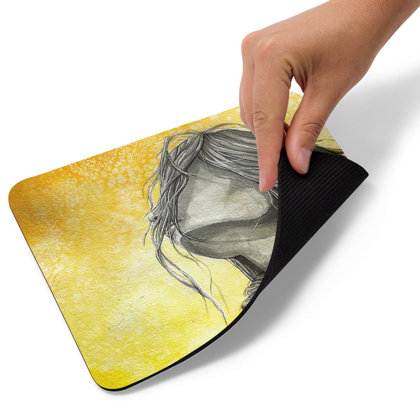 Wind Girl - Mouse Pad