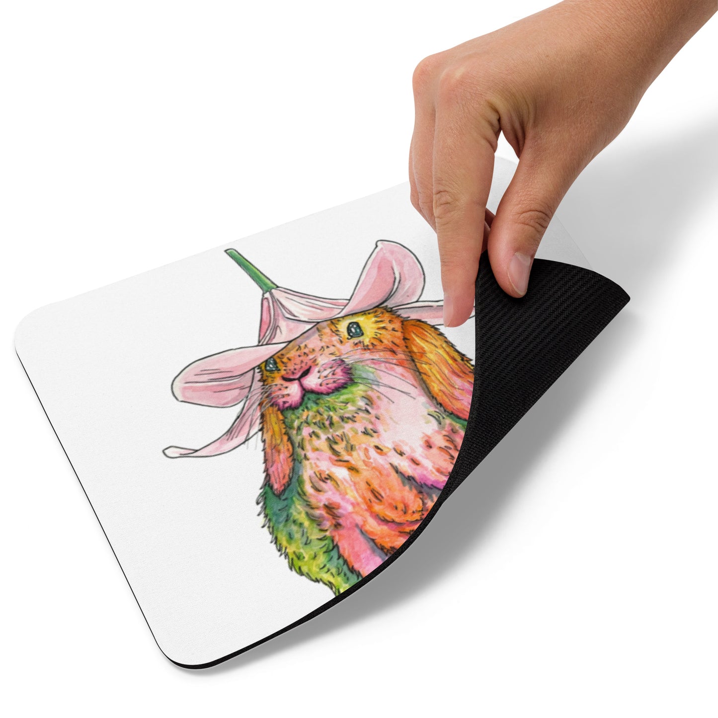 Petals the Bunny - Mouse Pad