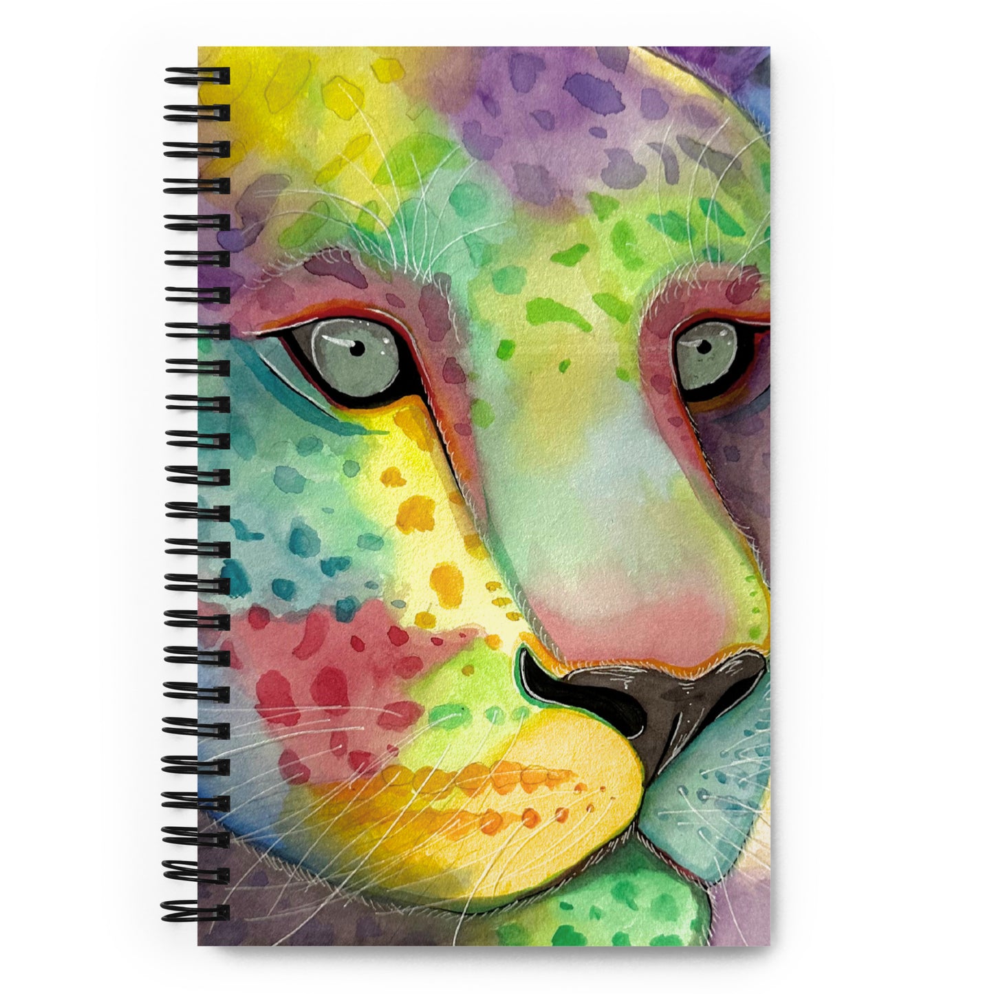 Rainbow Leopard - Spiral notebook